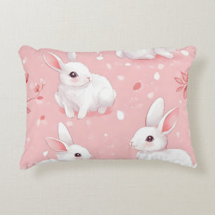 Coussins Décoratifs Jardin Floral De Bunny De Pré Rose