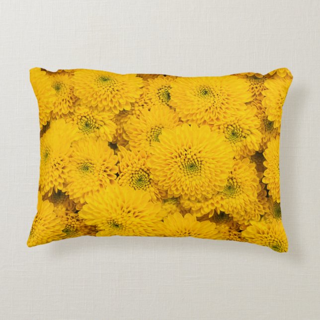 Coussins Décoratifs Jardin Jaune maîtres Parfait fleur d'été couleur (Dos)