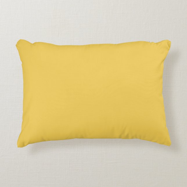 Coussins Décoratifs Jaune Primevère Couleur Uni (Devant)
