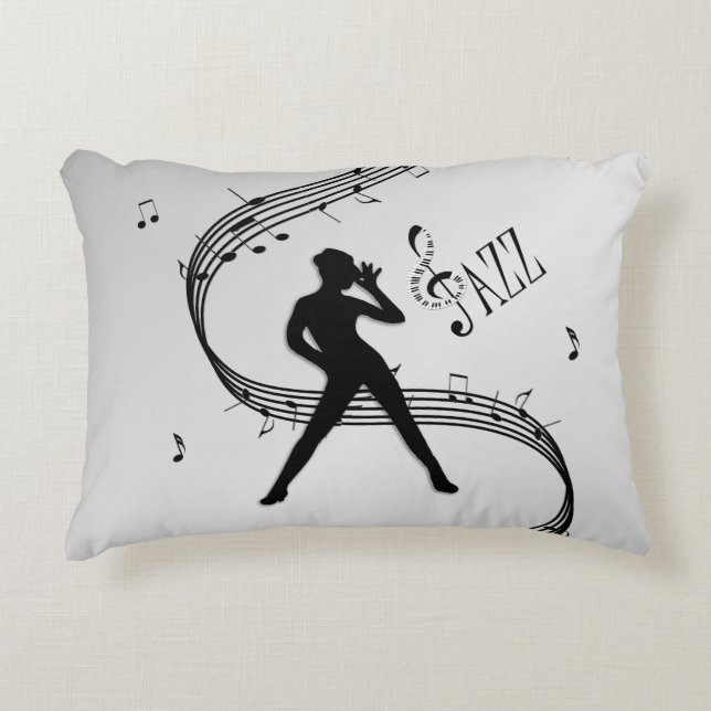 Coussins Décoratifs Jazz Dance Silver (Devant)