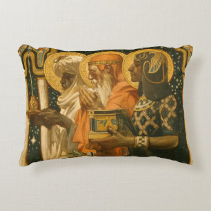 Coussins Décoratifs JC Leyendecker Trois Sages Vintage Noël
