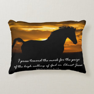 Coussins Décoratifs Je presse vers le vers de bible de marque