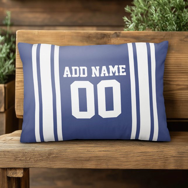 Coussins Décoratifs Jersey sportif avec nom et numéro personnalisés (Custom Pillow)