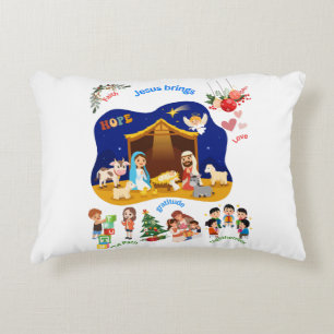 Coussins Décoratifs Jésus apporte amour, espoir et force