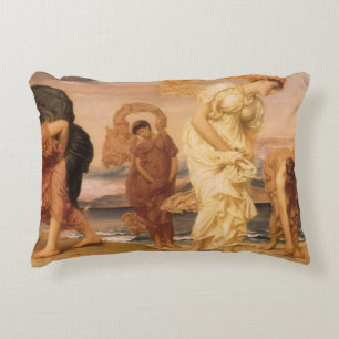 Coussins Décoratifs Jeunes Filles grecques ramassant des galets de Lor