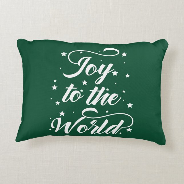 Coussins Décoratifs joie au monde Noël (Dos)