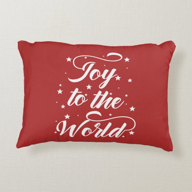 Coussins Décoratifs joie au monde Noël (Dos)