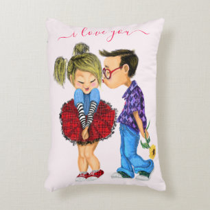 Coussins Décoratifs Joli Couple Romantique - Amour - Je T'Aime - Baise