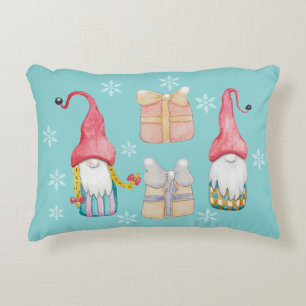 Coussins Décoratifs Joli Gnome de Noël Vintage