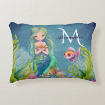 Joli monogramme nom sirène