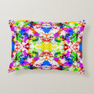 Coussins Décoratifs Joli motif de peinture éclaboussée coloré