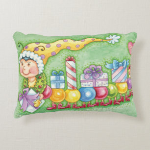 Coussins Décoratifs Joli train chenille de Noël avec cadeaux