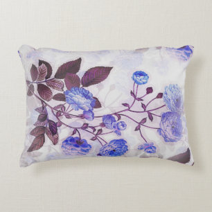 Coussins Décoratifs Jolie impression de fleurs violettes