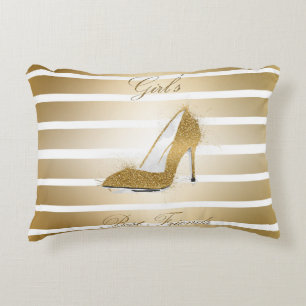 Coussins Décoratifs Jolie talons hauts chaussures "Filles meilleurs am