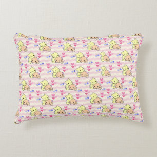 Coussins Décoratifs Jolis chatons kawaii rose décoration accentuelle