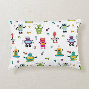 Coussins Décoratifs Jolis Robots Multicolores Motif Enfant Robot