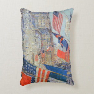 Coussins Décoratifs Jour de l'Alliance, mai 1917 par Childe Hassam, Ar