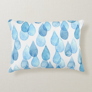 Coussins Décoratifs Jours pluvieux : Motif aquarelle Vintage