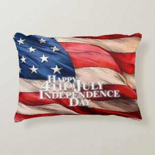 Coussins Décoratifs Joyeux 4 juillet - Jour de l'Indépendance