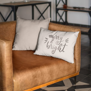 Coussins Décoratifs Joyeux et lumineux - argent