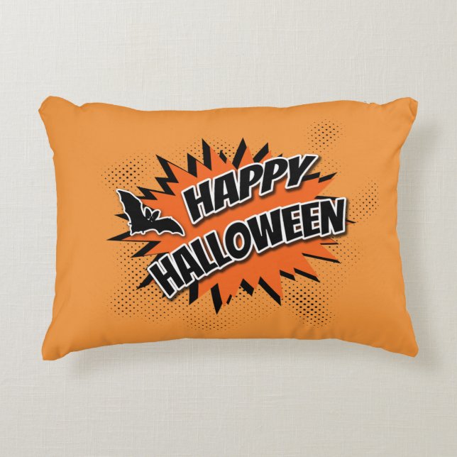 Coussins Décoratifs Joyeux Halloween (Devant)