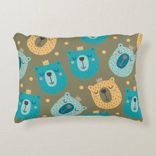 Coussins Décoratifs Joyeux Ours Kings