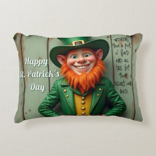 Coussins Décoratifs Joyeux St. Patrick's Day Leprechaun