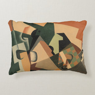 Coussins Décoratifs Juan Gris, Verre et damier,