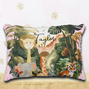 Coussins Décoratifs Jungle Animaux Safari exotique rêve