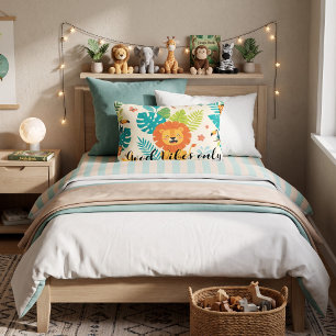Coussins Décoratifs Jungle Fun Nom Personnalisé