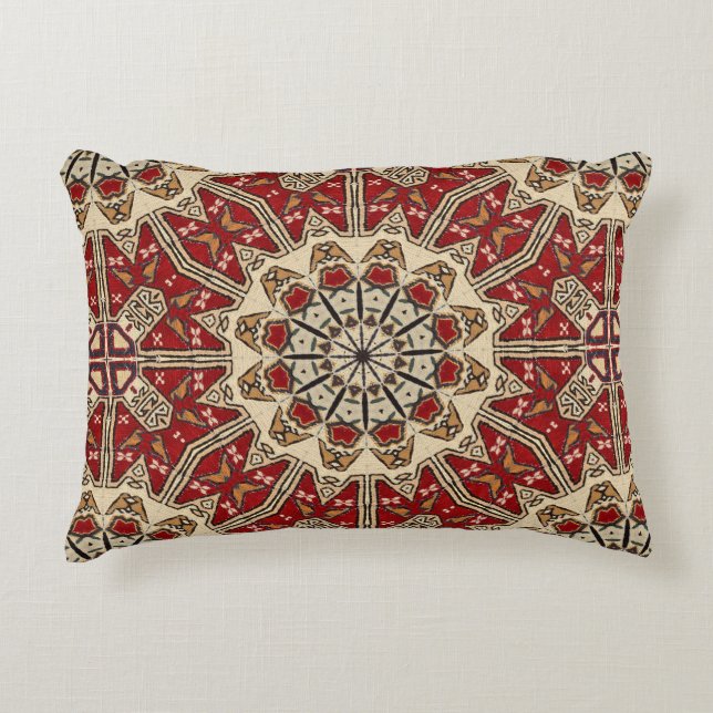 Coussins Décoratifs Kaléidoscope turc de tapis (Devant)