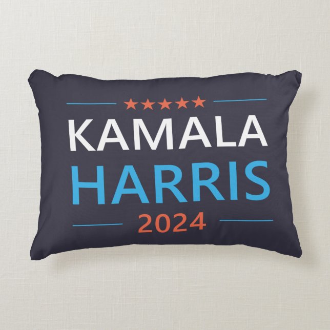 Coussins Décoratifs Kamala Harris 2024 Présidente (Devant)