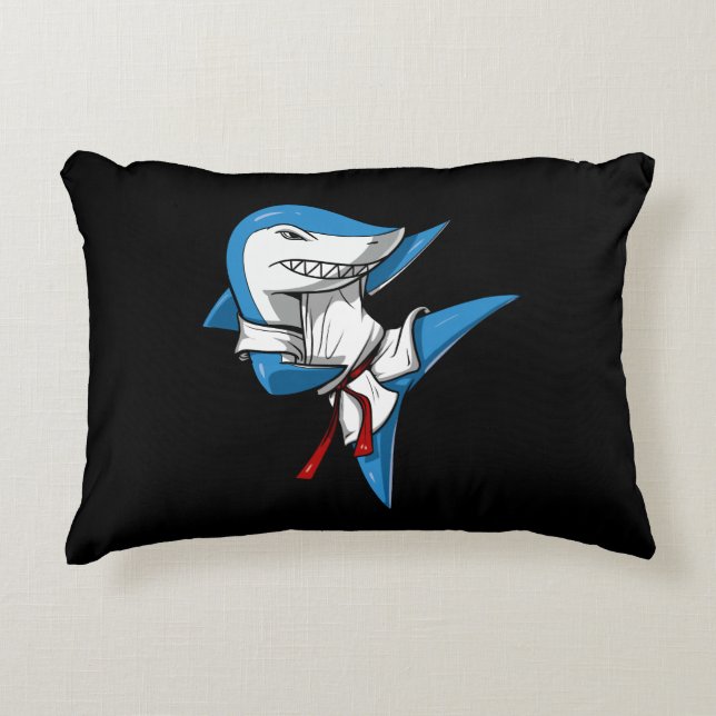 Coussins Décoratifs Karaté des requins (Devant)