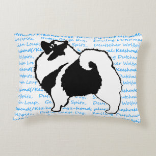 Coussins Décoratifs Keeshond Graphics - Cute Original Chig Art