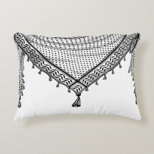 Coussins Décoratifs Keffiyeh Écharpe palestinienne tissu traditionnel