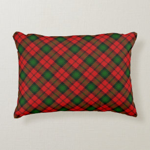 Coussins Décoratifs Kerr tartan rouge vert plaid