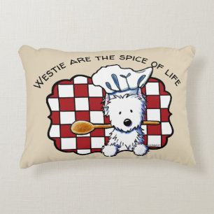 Coussins Décoratifs KiniArt Westie Chef