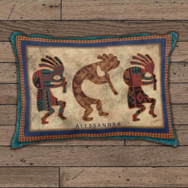 Coussins Décoratifs Kokopelli Trio oreiller à lancer personnalisé (Créateur téléchargé)