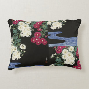 Coussins Décoratifs Koson Chrysanthemum Garden Art japonais Fleur