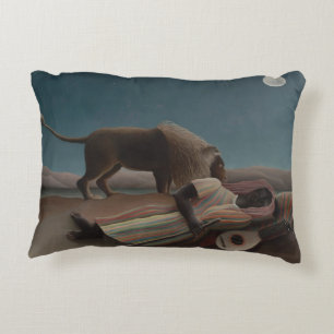 Coussins Décoratifs La Bohémienne endormie d'Henri Rousseau, Art Vinta