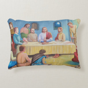 Coussins Décoratifs La Cène : Jésus et les disciples