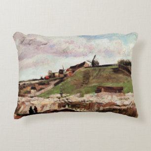 Coussins Décoratifs La colline de Montmartre avec carrière par Vincent