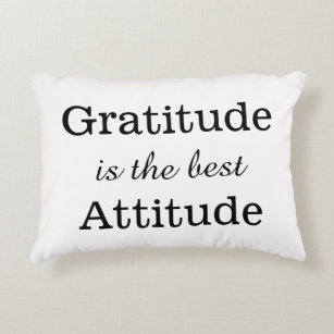 Coussins Décoratifs La gratitude est la citation positive de la