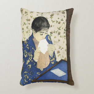 Coussins Décoratifs La Lettre de Mary Cassatt, Impressionnisme Vintage