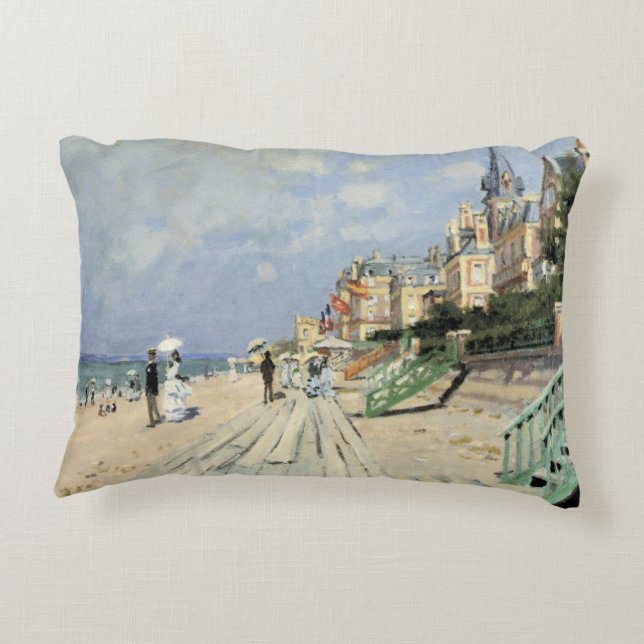 Coussins Décoratifs La Promenade de Trouville par Claude Monet (Dos)