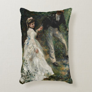 Coussins Décoratifs La Promenade Renoir Couple Walking Peinture Art
