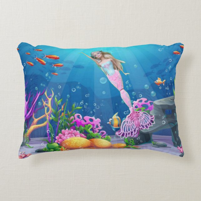 Coussins Décoratifs La Sirène Poupée Mondiale Fameuse (Devant)