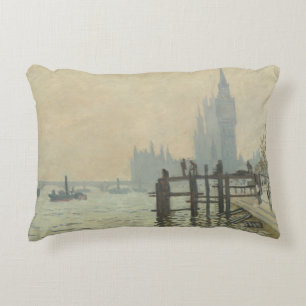 Coussins Décoratifs La Tamise en dessous de Westminster par Claude Mon