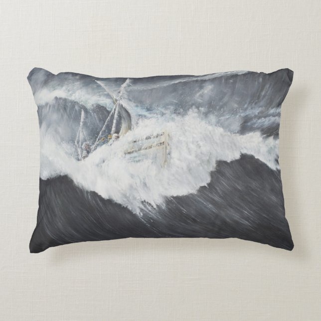 Coussins Décoratifs La vague gigantesque (Devant)