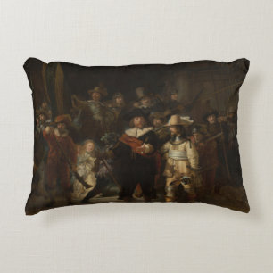 Coussins Décoratifs La Veille de nuit Le chef-d'oeuvre baroque Rembran